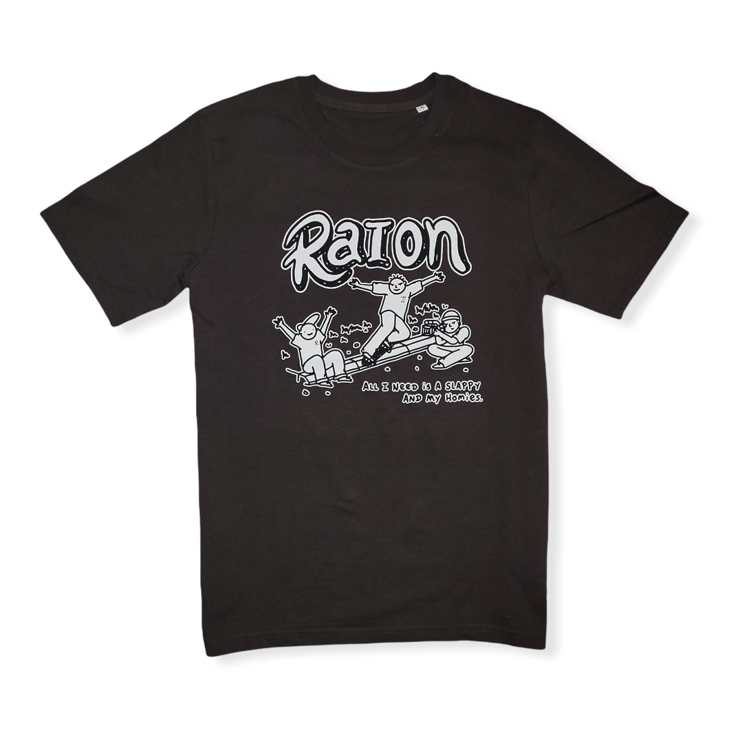 RAION 'Slappy & homies' T-shirt (Brown)