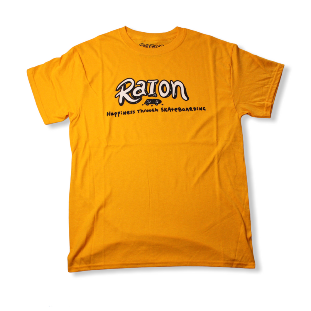 RAION 'Shitpencil Logo' T-shirt (Ocher Yellow)