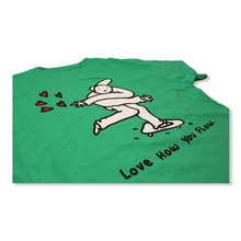 Charger l&#39;image dans la galerie, RAION &#39;Love How You Flow&#39; T-shirt (Green)
