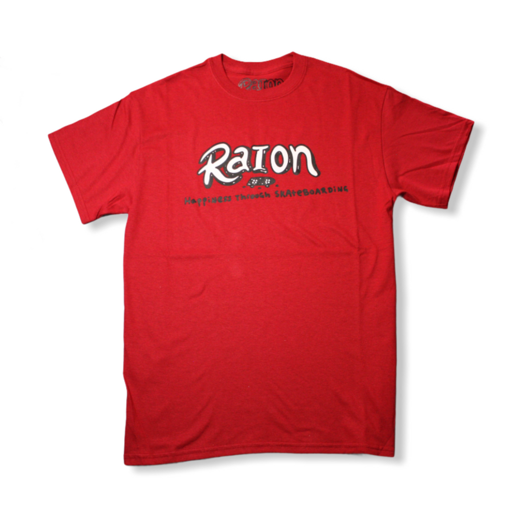 RAION 'Shitpencil Logo' T-shirt (Burgundy)
